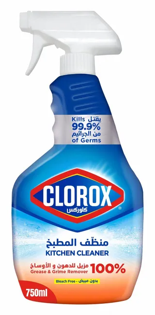 Clorox Grease & Grime Remover Bleach Free Kitchen Cleaner, 750ml