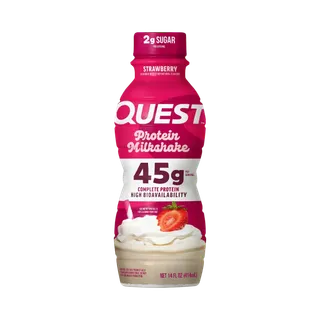Quest Strawberry 45g Protein Milkshake, 414ml