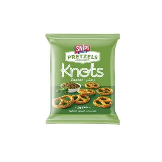 Snips Zaatar Oven Baked Pretzel Knots, 28g