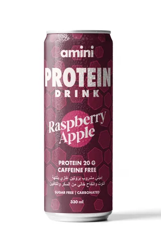 Amini Raspberry Apple Protein Drink, 330ml