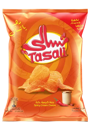 Tasali Spicy Cream Cheese Chips, 55g