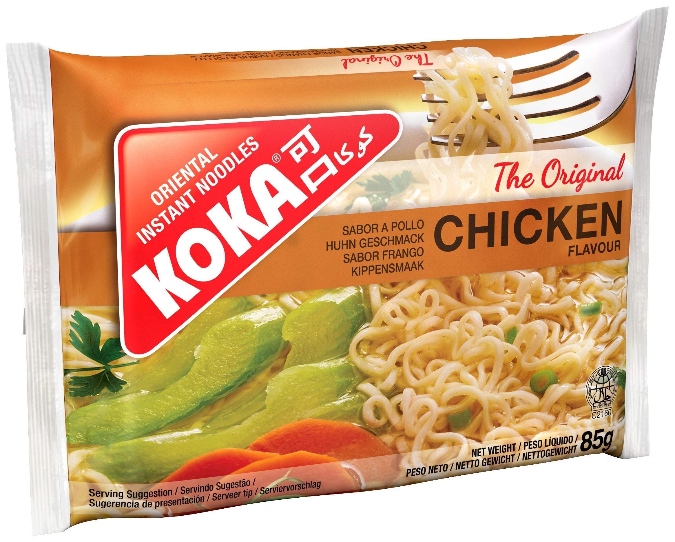 Koka The Original Chicken Flavour Oriental Instant Noodles, 85g