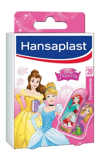 Hansaplast Disney Princess Kids Plasters, 20 Pieces