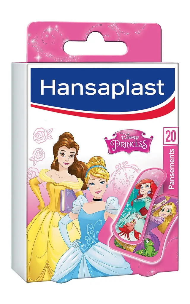 Hansaplast Disney Princess Kids Plasters, 20 Pieces