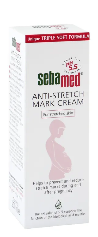 Sebamed Anti-Stretch Mark Body Cream for Stretched Skin, 200ml