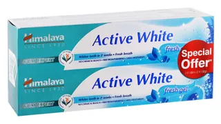 Himalaya Active White Fresh Gel Toothpaste, 2x100ml