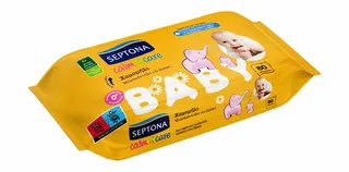 Septona Calm n' Care Baby Wipes with Chamomile Extract, 80 wipes