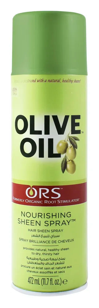 ORS رذاذ لمعان مغذي مع زيت الزيتون للشعر الجاف والعطشان، 472ml