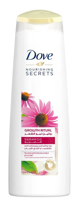 Dove Nourishing Secrets Growth Ritual Shampoo with Echinacea & White Tea, 400ml