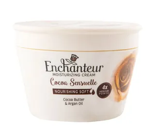 Enchanteur Cocoa Sensuelle Moisturizing Cream with Cocoa Butter & Argan Oil