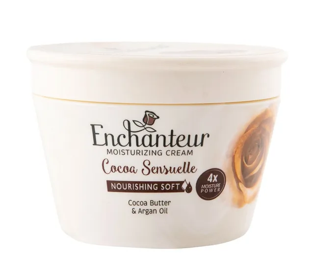 Enchanteur Cocoa Sensuelle Moisturizing Cream with Cocoa Butter & Argan Oil