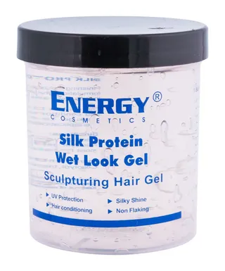 Energy Cosmetics Silk Protein Wet Look Sculpturing Hair Gel, 453.6g