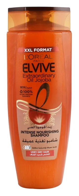 L'Oreal Elvive Intense Nourishing Shampoo with Jojoba Oil for Very Dry Hair