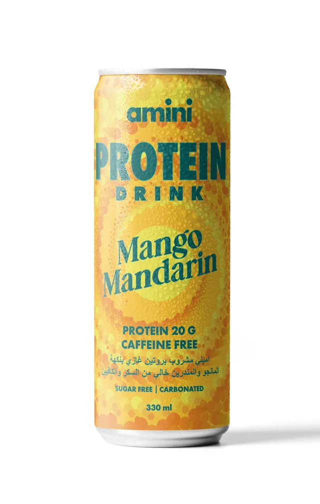 Amini Mango Mandarin Protein Drink, 330ml