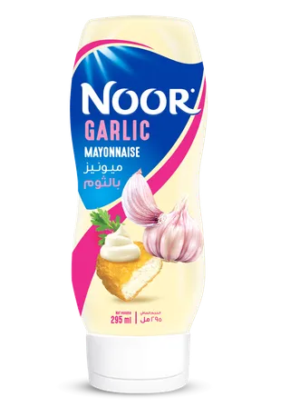 Noor Garlic Mayonnaise Squeezy Bottle, 295ml