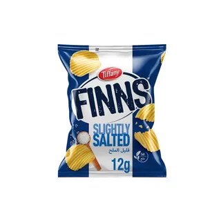 Tiffany Finns Crinkled Potato Chips Salt, 12g