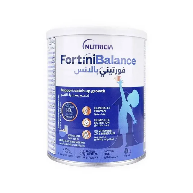 Nutricia Fortini Balance Neutral Flavour Powdered Drink, 400g