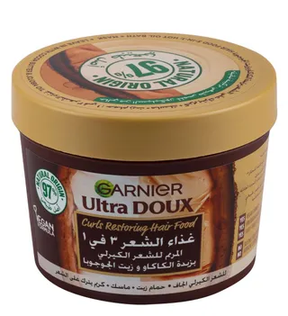 Garnier Ultra Doux Hair Mask for Curls Restoring Hair Food