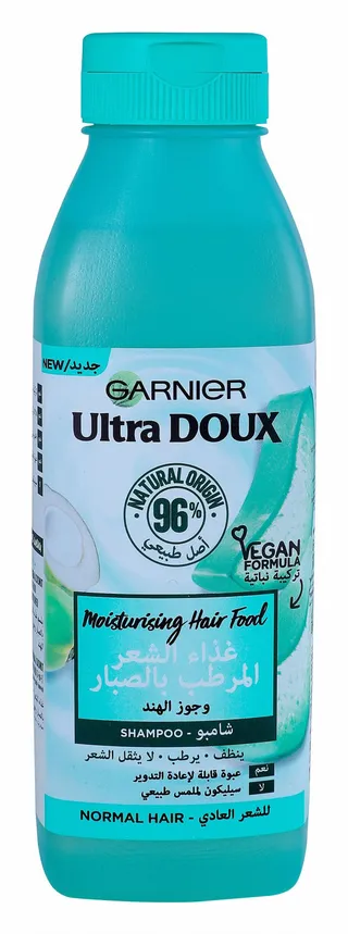 Garnier Ultra Doux Moisturizing Hair Food Shampoo Coconut & Aloe Vera 350ml