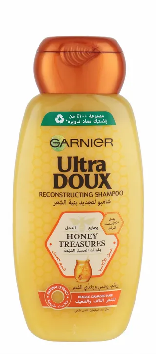 Garnier Ultra Doux Reconstructing Shampoo with Honey Treasures for Fragile & Damaged Hair, 200ml
