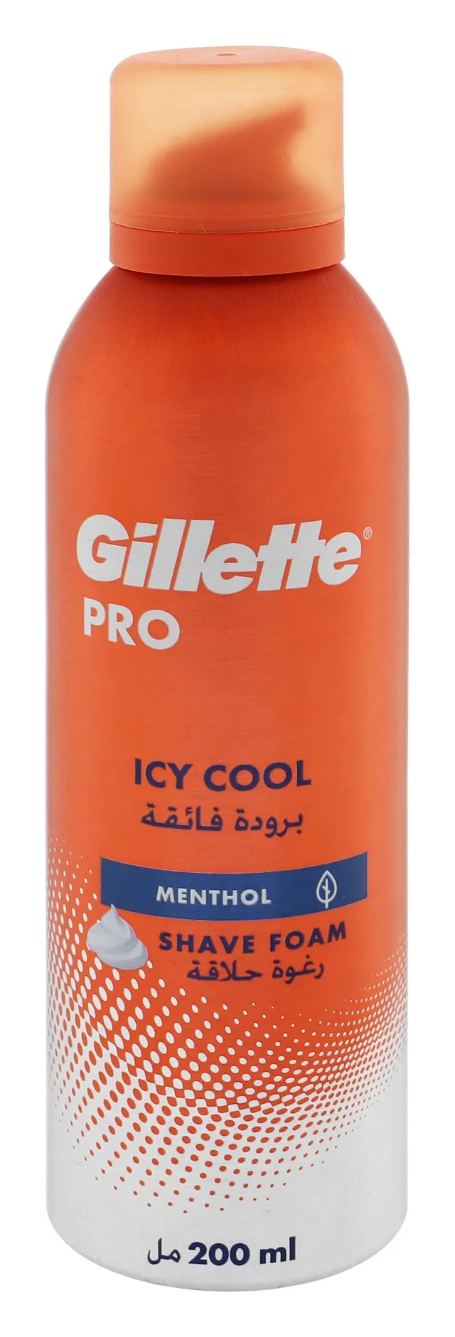 Gillette Pro Icy Cool Shaving Foam Menthol Scent, 200ml