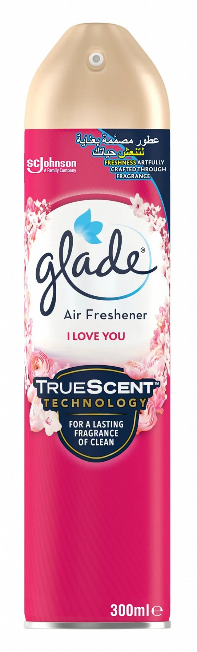 Glade Aerosol I Love You Air Freshener Spray, 300ml