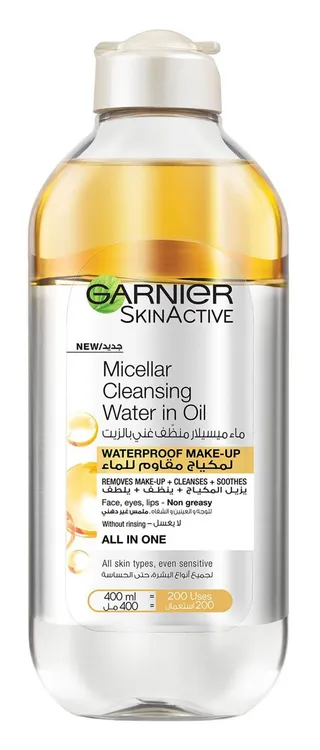 Garnier Skin Active All in 1 Waterproof Micellar Water in Oil 400ml