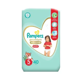 Pampers Premium Care Pants Diapers S5, 40 Pieces