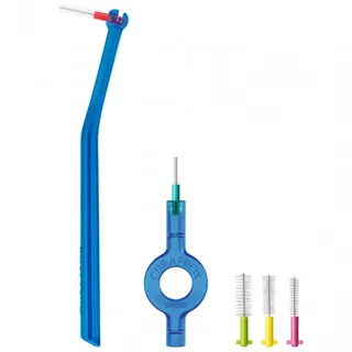 Curaprox Prime Start Blue Interdental Brush with Refills (0.6-1.1mm), 1 Pack