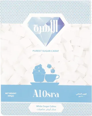 Al Osra White Sugar Cubes 500g