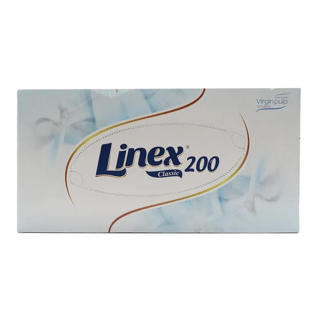 Linex Classic Facial Tissues, 200 Sheets