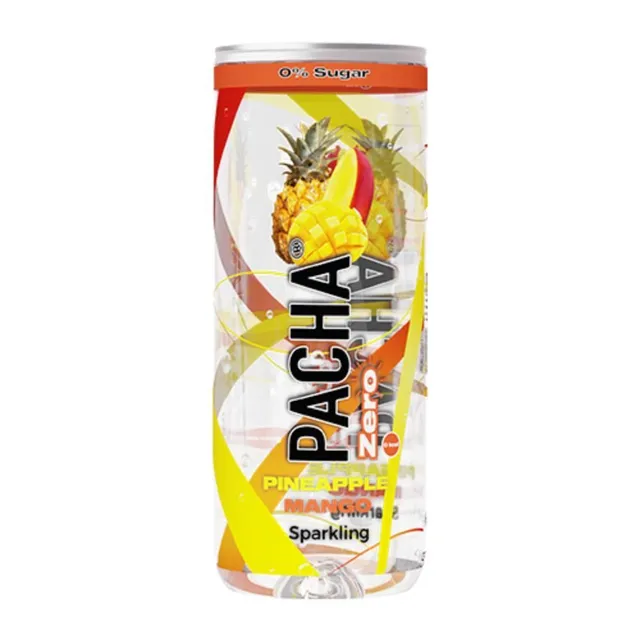 Pacha Zero Pineapple - Mango, 250ml