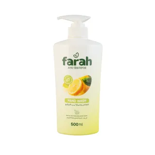 Farah Antibacterial Handwash Liquid, 500ml