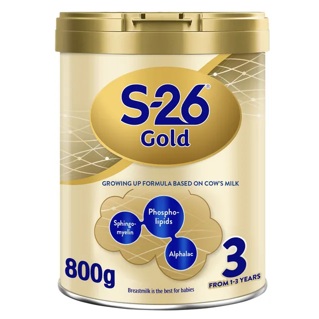 S-26 Gold Growing up Formula Based on Cow's Milk, Stage 3, From 1-3 Years, 800g