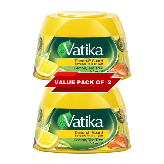 Vatika Dandruff Guard Styling Hair Cream 2x140ml
