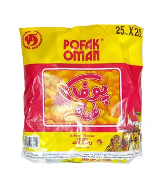 Pofak Oman Cheese Flavour Corn Curls, 25x20g