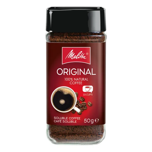 ميليتا قهوة سريعة الذوبان جولد أوريجينال, 50g