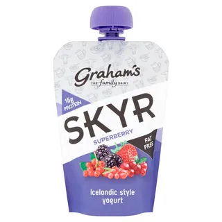 Graham's The Family Dairy Skyr Superberry Icelandic Style Yogurt Pouch, 150g