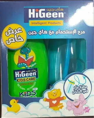 HiGeen Kids Care Ultra-Mild Shampoo, 2x250ml