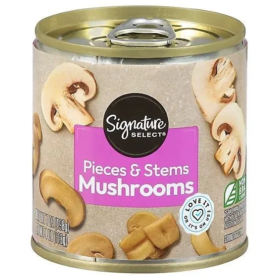 Signature Select Mushroom Stem Pieces, 8oz