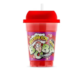 Warheads Boba Sour Strawberry, 400ml