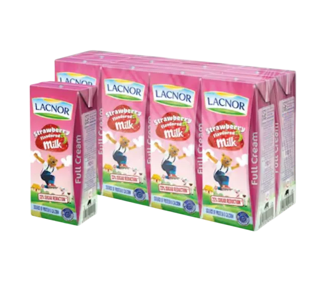 لاكنور حليب فراولة UHT 8x180 مل