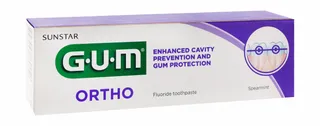 GUM Ortho Gel Toothpaste Spearmint Flavor with Fluoride (7+ Years), 75ml