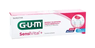 GUM Sensivital Plus Fluoride Toothpaste Mint Flavor, 75ml