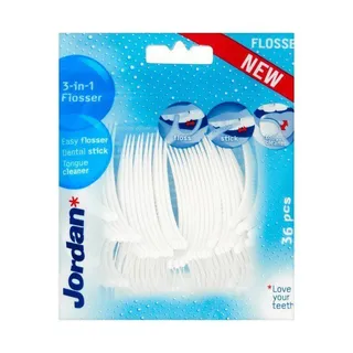Jordan 3in1 Dental Flossers, 36 Pieces