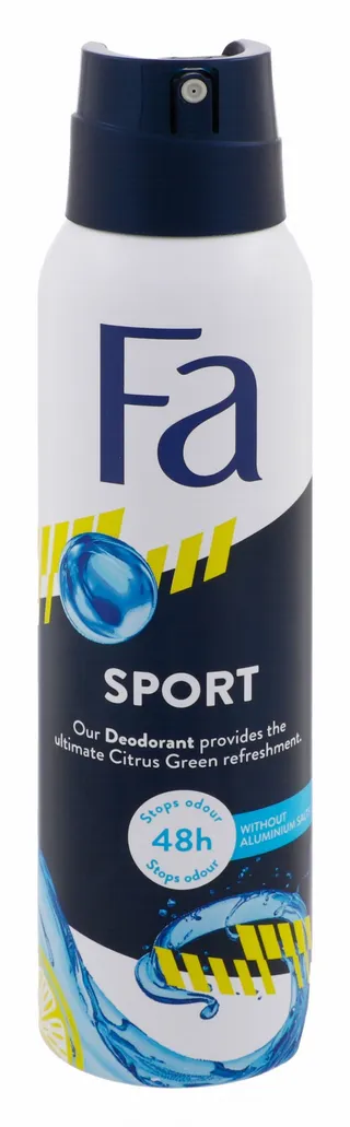 Fa Sport 48H Deodorant Spray Citrus Green Scent for Men