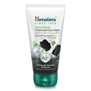 Himalaya Detoxifying Face Wash with Activated Charcoal & Green Tea Extract, 150ml