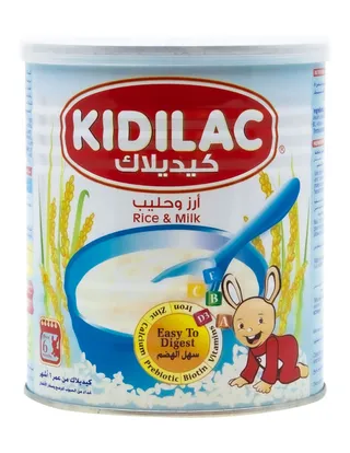 Kidilac Baby Cereal with Rice & Milk (6+ Months), 400g