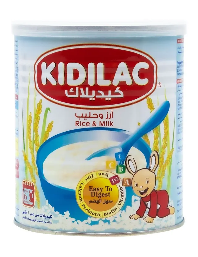 كيديلاك حبوب أطفال أرز وحليب (6+ أشهر)، 400g