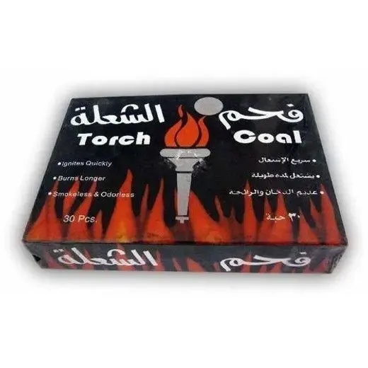 تورش فحم بدون دخان، 30 قطعة